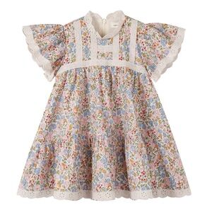 🆕NWT NouNelle Vintage Lace Dress Floral Print